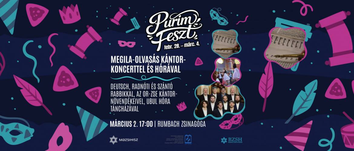 Megila-olvasás kántorkoncerttel és hórával - Hagyomány és közösségi élmény egy estén